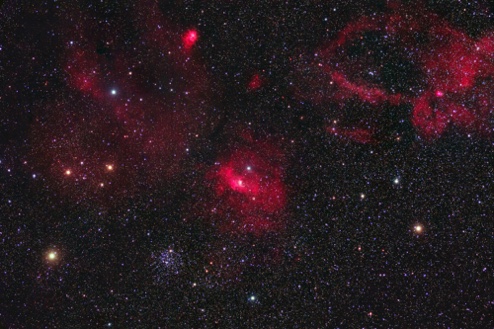Bubble Nebula and M52